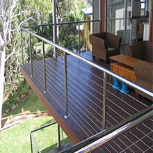 Free sample stainless steel cable railing for stair and balcony