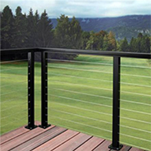 Deck cable rails wire railing systems/stainless steel front railing prices