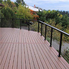 Round stainless steel cable railing
