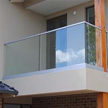 U channel veranda aluminum railing/cheap decking railings for terraces 