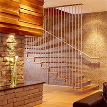 home used diy wooden floating staircase fancy timber stairs 