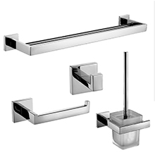 China Supplier Cabinet Bathroom Accessory 304 Stainless Steel Bathroom Set