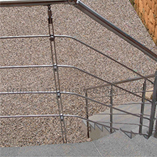 Modern stairs stainless steel rod railing kits stainless steel railing with rod