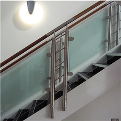 outdoor stair stainless steel frameless glass balustrade railing pillar post railing handrails for outdoor steps-A