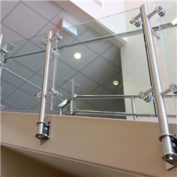 Powder coating glass railing balustrade post for glass handrail-A