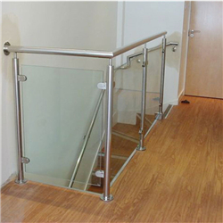 Balcony Staircase Railing Design 316 Stainless Steel Railing Post-A