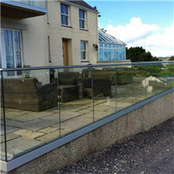 Aluminum U Channel for 8- 20mm Glass Balustrade-A