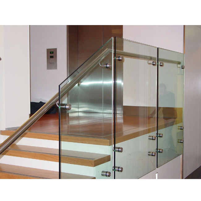 S-Frameless Patch Fitting Tempered Glass railing Standoff Glass railing