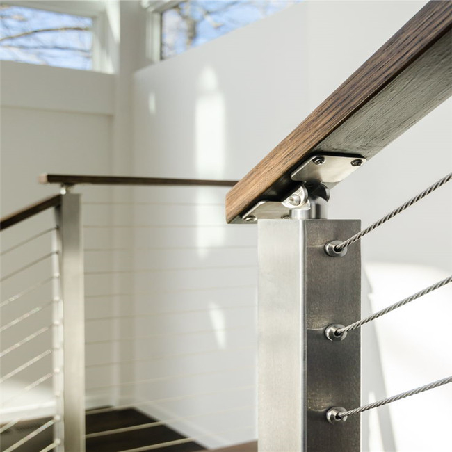 modern railing cable deck railing wire fence cable railing systems-A