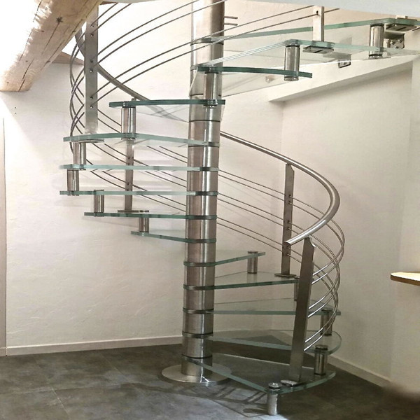 J-stair balustrade luxury stair railing wrought iron stair railing
