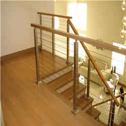 Different Type of Staircase Handrail Cable Railing Laminated Tempered Glass Stainless Steel Balustrade Railing-A