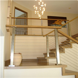 Factory price for balcony railing stainless steel balustrade rod terrance steel handrail cable railing-A