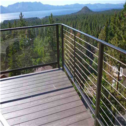 Outdoor balustrade stainless steel post easy Installed cable deck railing-A