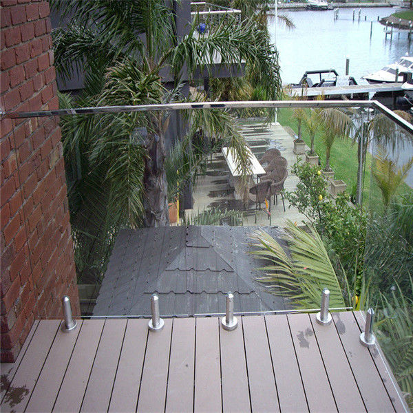 S-Terrace Stainless Steel 316 Design Spigot Glass Railing with Handrail