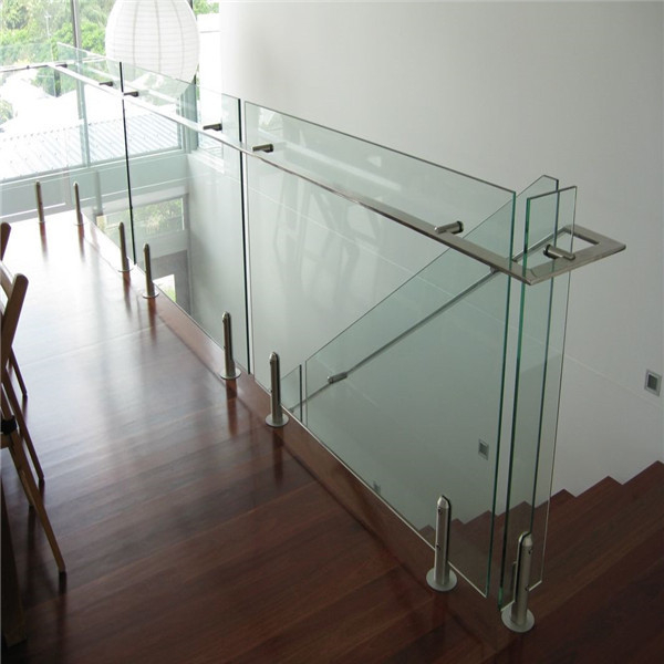 S-12mm glass fence spigot frameless glass balustrade Fence glass balustrade railing