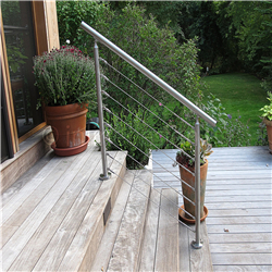 Cable stainless steel rope balustrade railing for stair-A