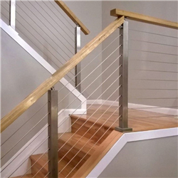 stainless steel 316 indoor wire cable stairs railing handrail systems-A