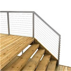 Simple Design Stainless Steel Cable Railing for Balcony Cable Balustrade Decking-A