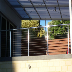 Custom design balcony stainless steel cable railing / wire balustrade-A