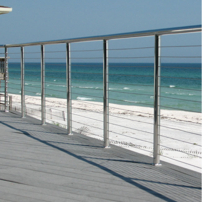 S-Building Stainless Steel Outside Balcony Wire Cable Railing